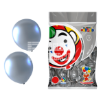 GLOBOS METALICO BOLSA C/50 C. PLATA